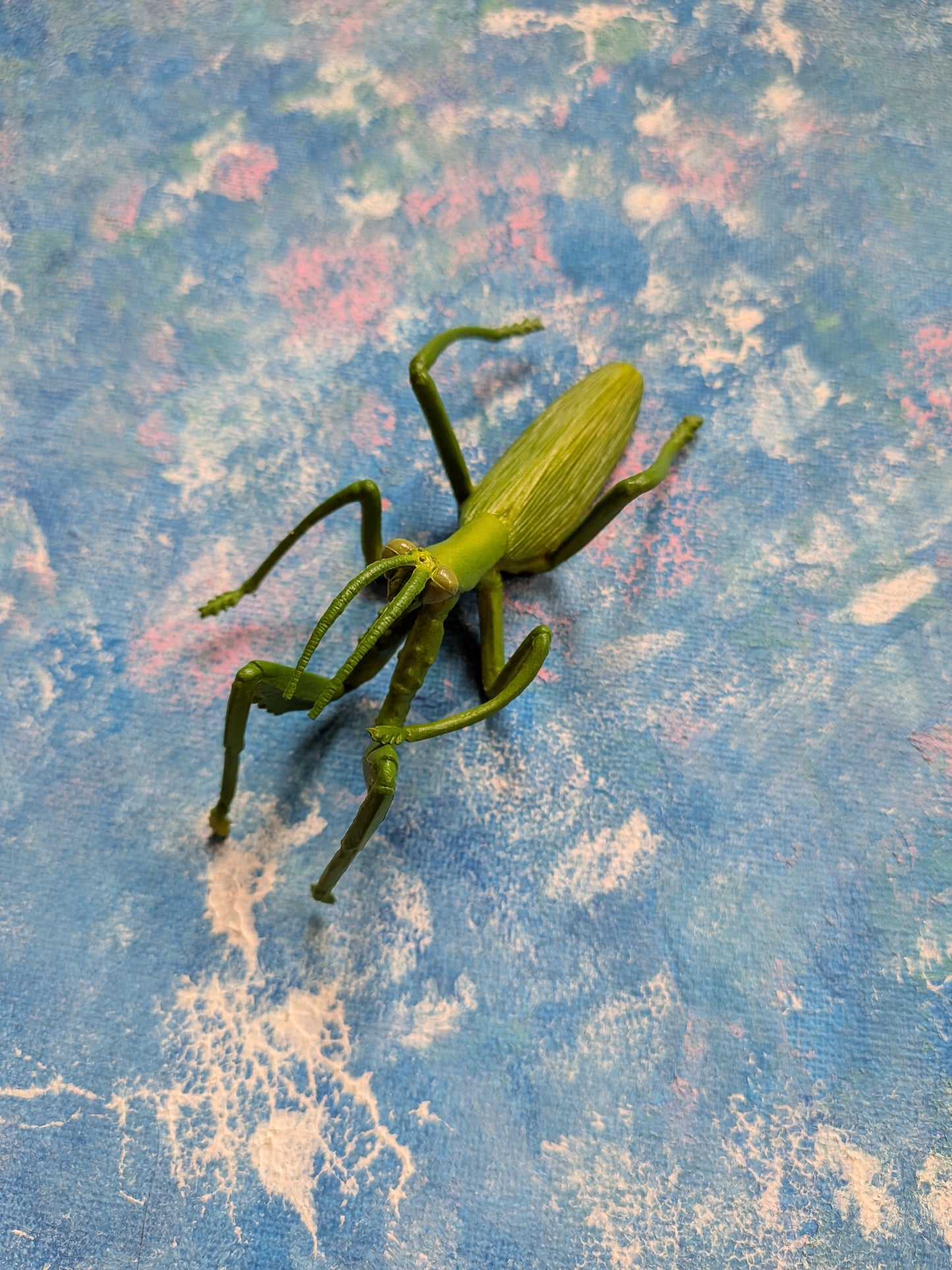 Vintage Praying Mantis Plastic Toy - AAA Branded