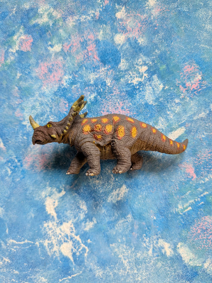 Vintage Styracosaurus Plastic Figure - Unbranded