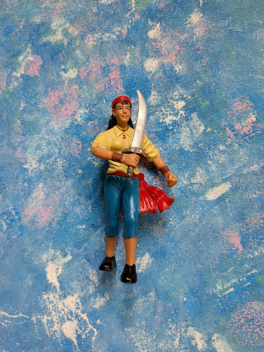 Vintage Female Pirate Plastic Figure - Early Learning Centre
