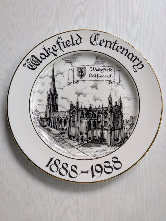 Wakefield Cathedral Centenary 1888-1988 Fine Bone China Plate