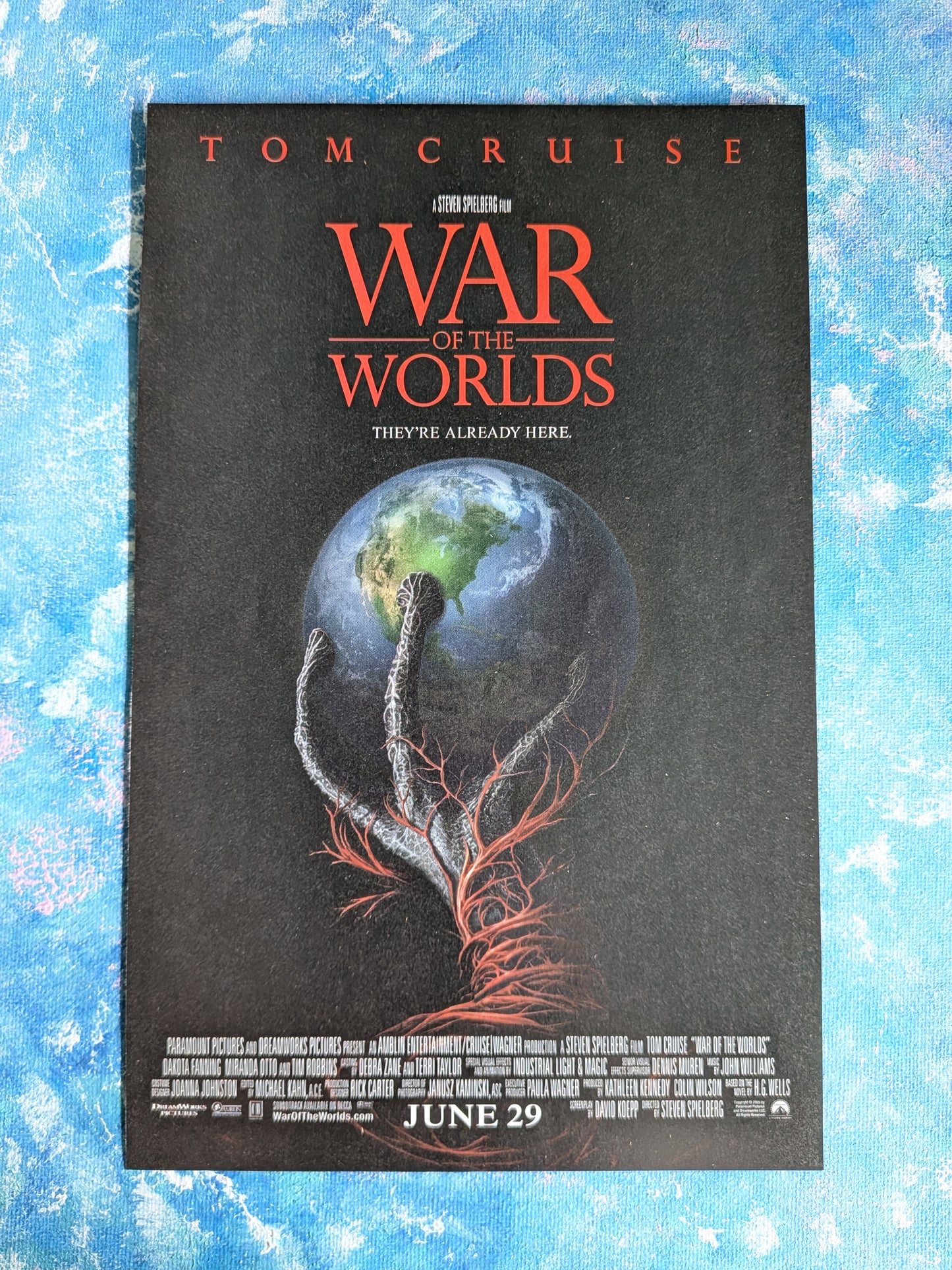 War of The Worlds 2005 Tom Cruise Movie Cinema Release Advertisement