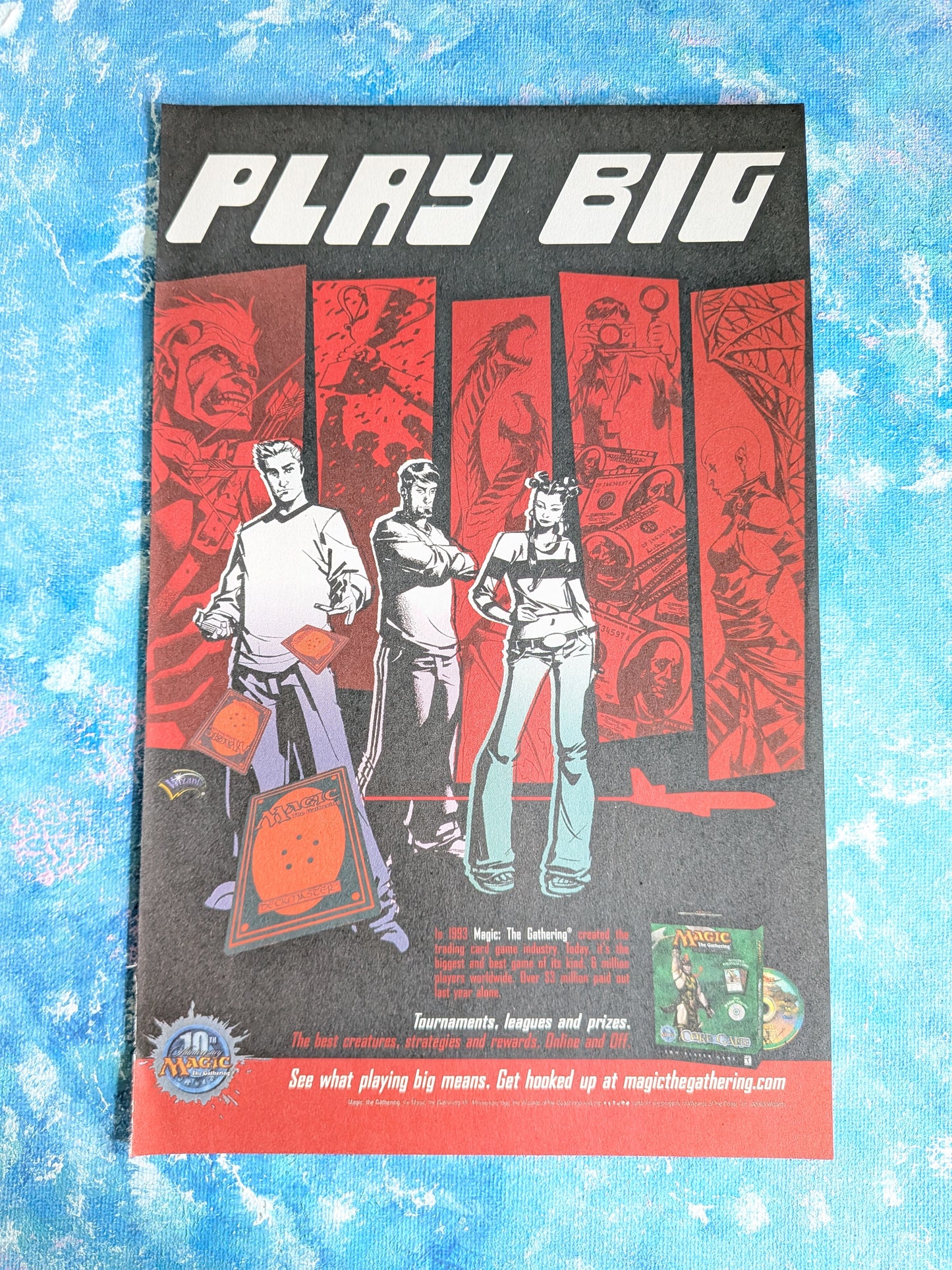 Magic: The Gathering "Play Big" 10th Anniversary 2003 Advertisement