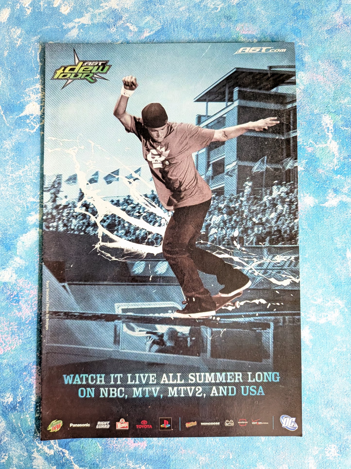 AST Dew Tour Ryan Sheckler Skateboarding Promo 2009 Advertisement