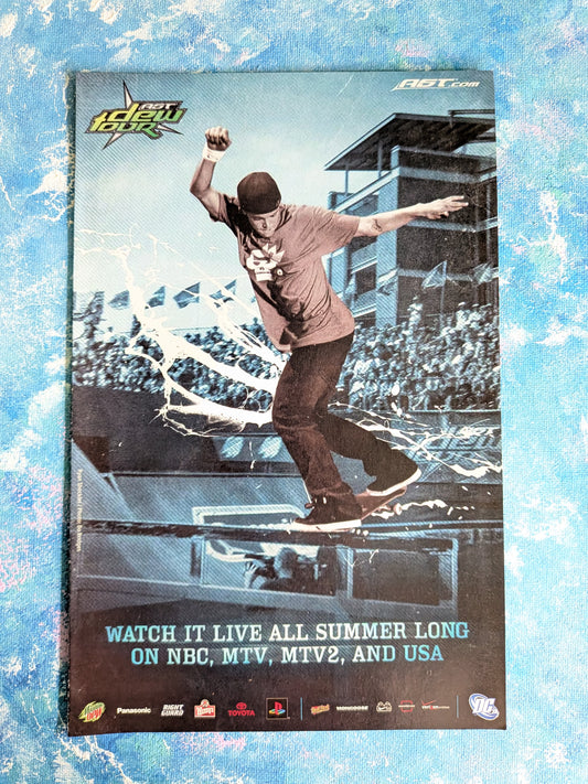 AST Dew Tour Ryan Sheckler Skateboarding Promo 2009 Advertisement