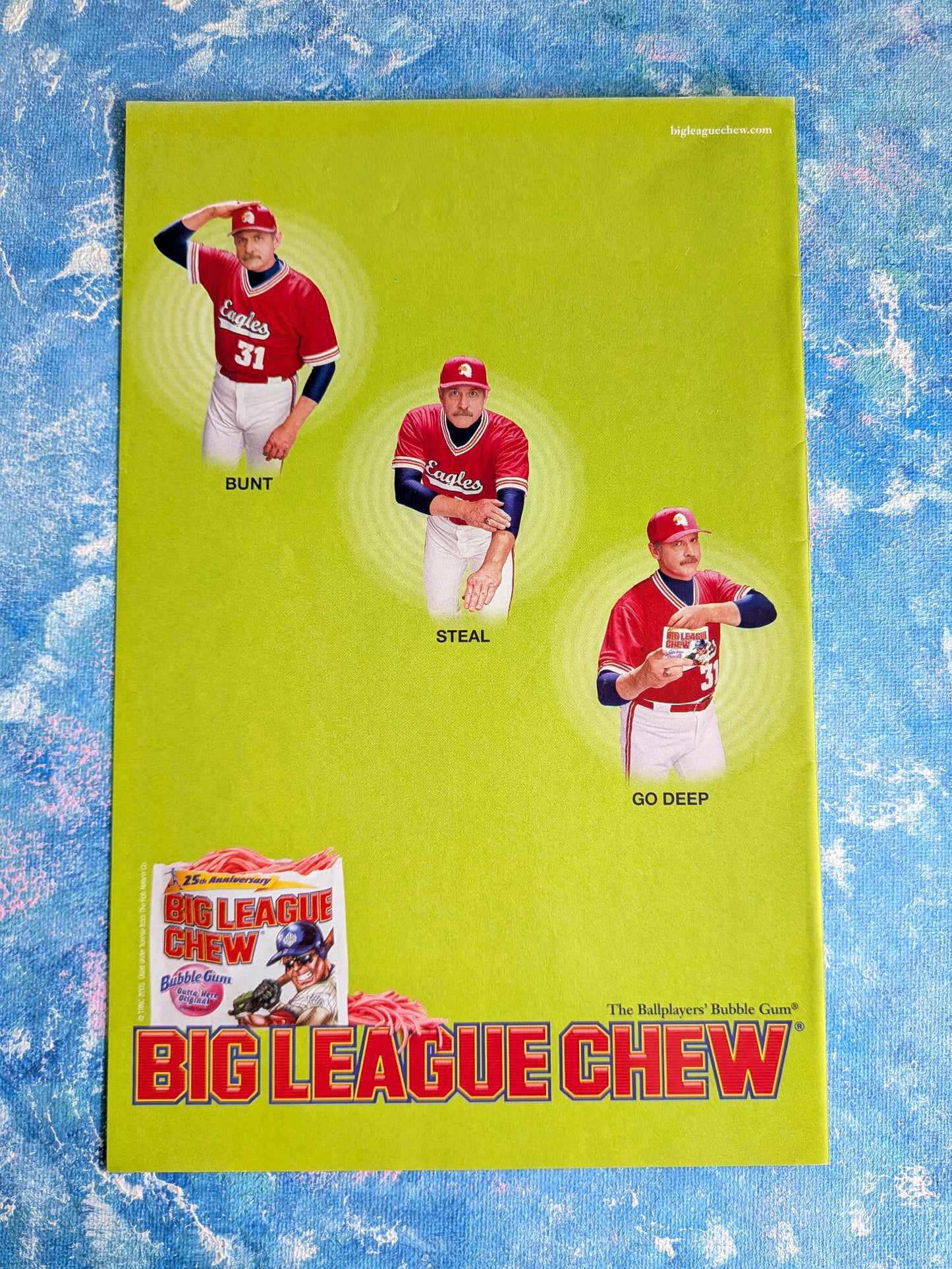 Vintage Big League Chew The Ballplayer's Bubble Gum 2005 Advertisement