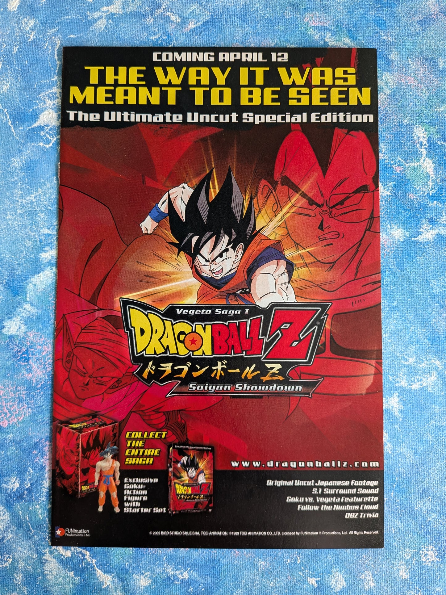 Dragon Ball Z Vegeta Saga I Saiyan Showdown 2005 Advertisement