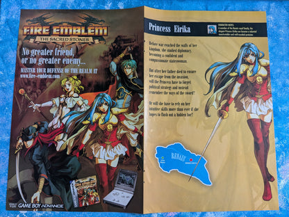 Fire Emblem: The Sacred Stones 2005 Gameboy Advance Game x6 Page Advertisement