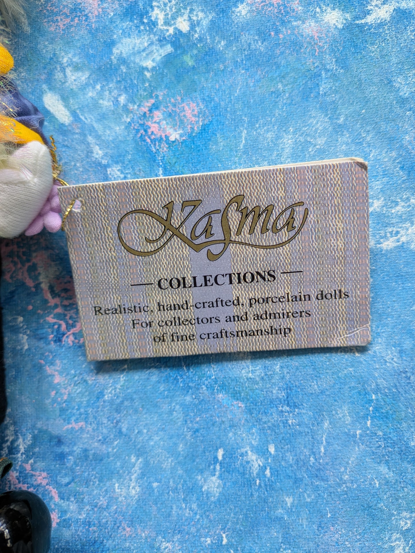 Vintage Kasma Collection Porcelain 10" Clown Doll