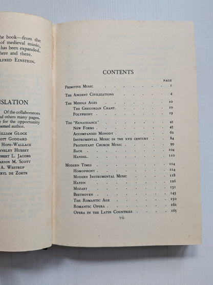 A Short History of Music by Alfred Einstein - 1948 - Cassell