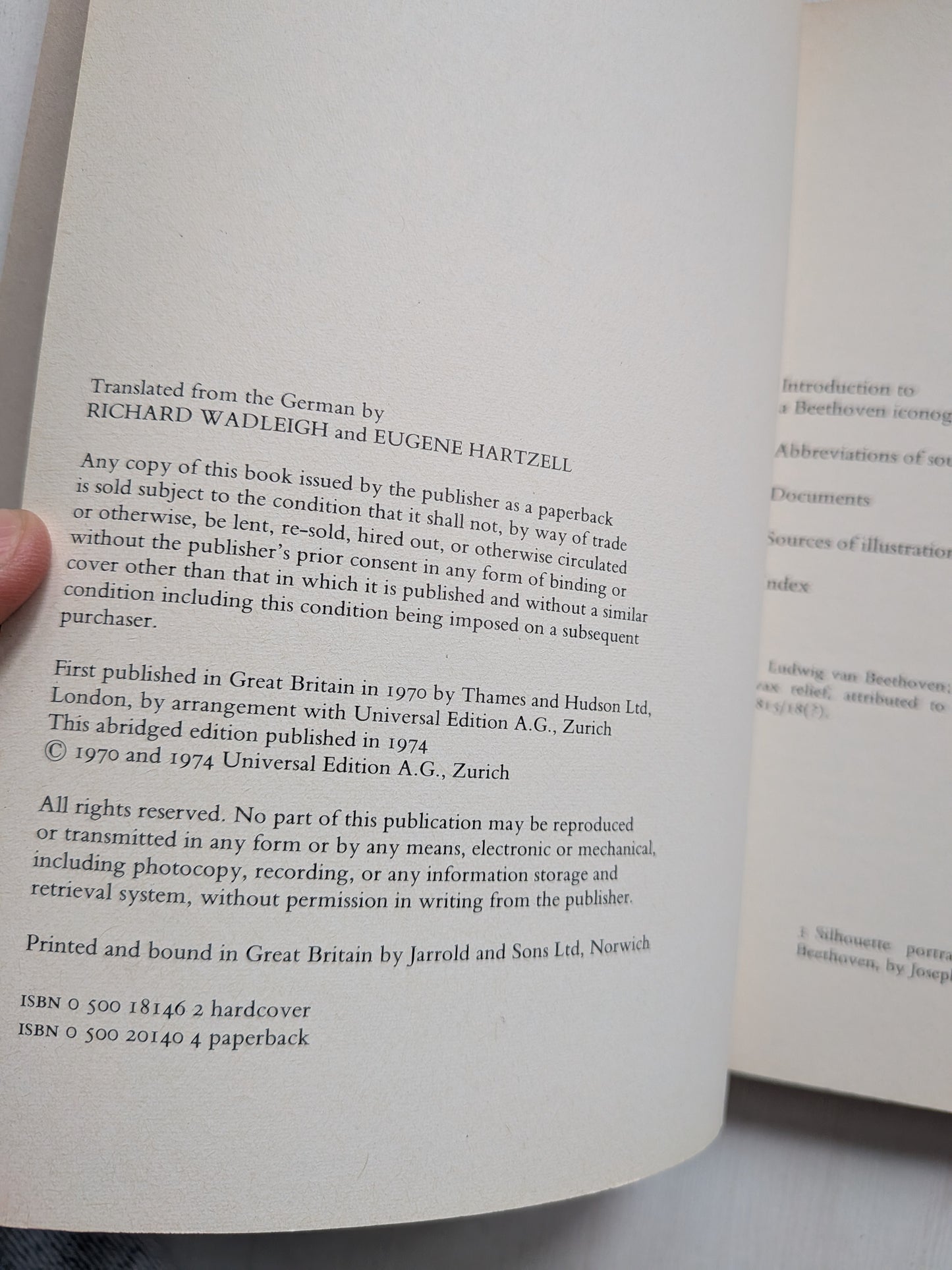Beethoven: A Documentary Study by H. C. Robbins Landon - 1974, Thames and Hudson