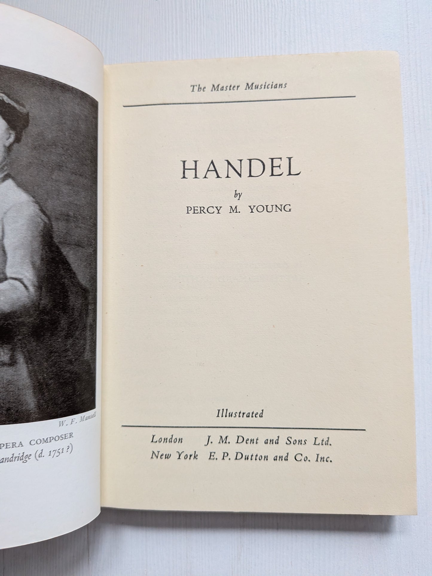 Handel by Percy M. Young - 1948 - J. M. Dent & Sons Ltd