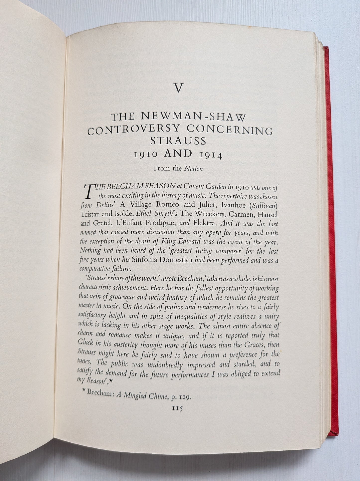 Testament of Music: Essays and Papers by Ernest Newman - 1962 - Putnam