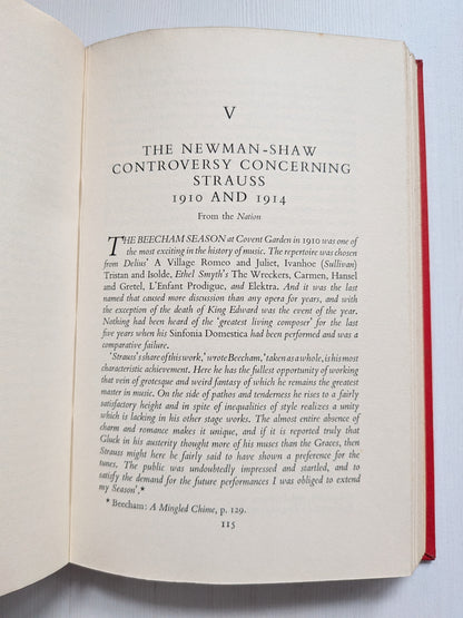 Testament of Music: Essays and Papers by Ernest Newman - 1962 - Putnam