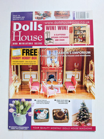 Dolls House and Miniature Scene Magazine Issue 114 - December 2003
