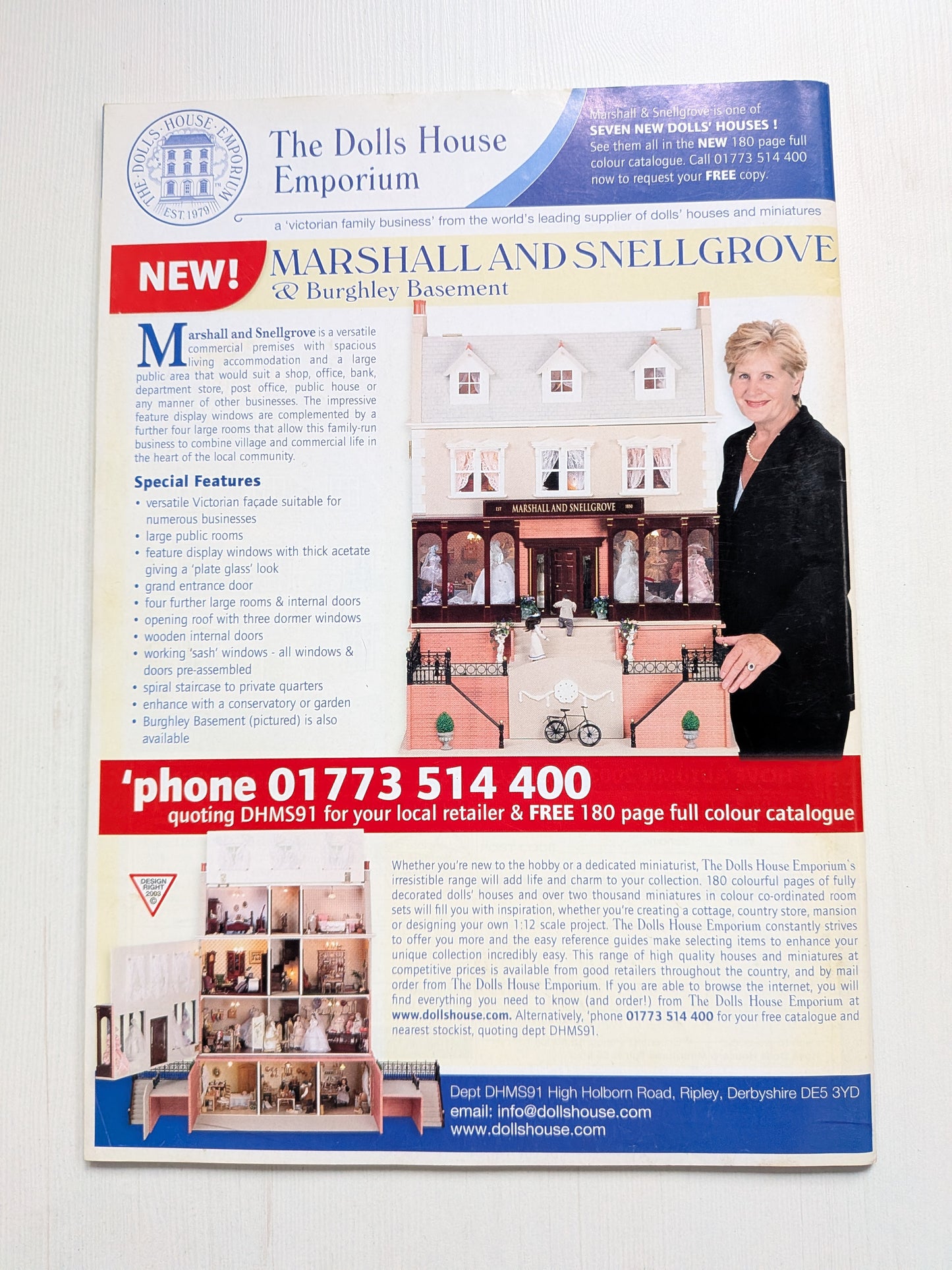 Dolls House and Miniature Scene Magazine Issue 114 - December 2003