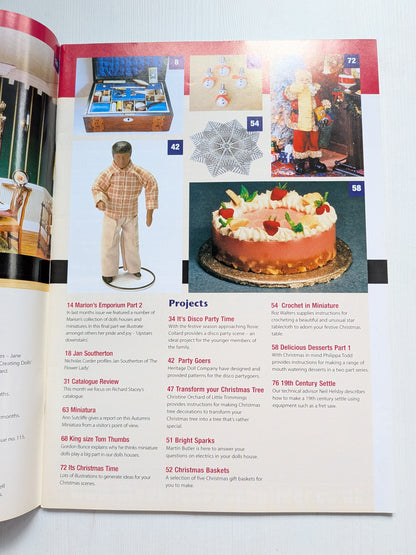 Dolls House and Miniature Scene Magazine Issue 114 - December 2003