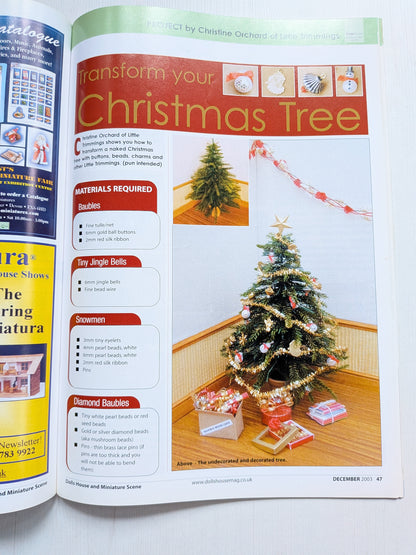 Dolls House and Miniature Scene Magazine Issue 114 - December 2003
