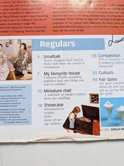 Dolls House World Magazine Issue 239 - April 2004