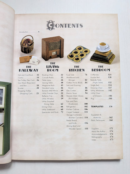 Thirties & Forties Miniatures in 1:12 Scale by Jane Harrop - 2007