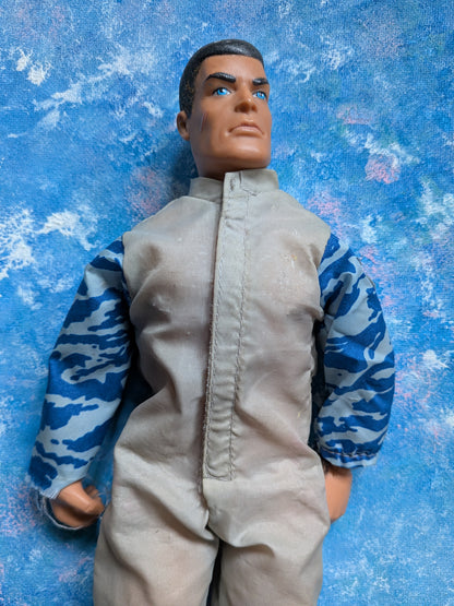 Vintage Action Man Paratrooper in Camo Jumpsuit - 1996 - Hasbro