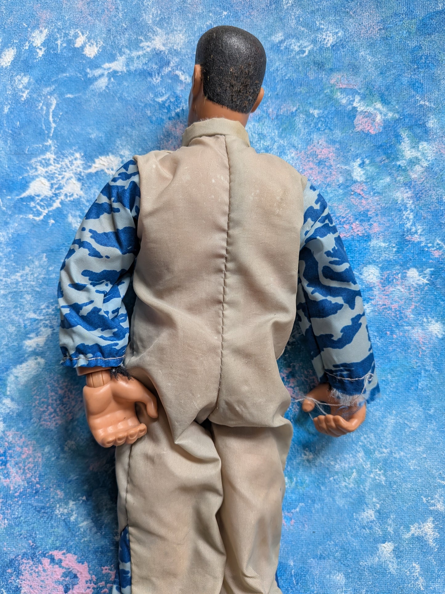 Vintage Action Man Paratrooper in Camo Jumpsuit - 1996 - Hasbro
