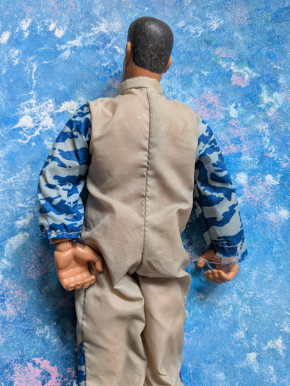 Vintage Action Man Paratrooper in Camo Jumpsuit - 1996 - Hasbro