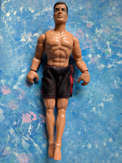 Vintage Action Man in Black/Red Shorts - 1996 - Hasbro
