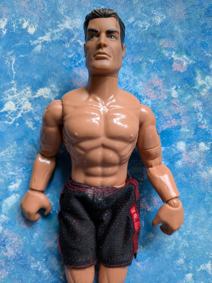 Vintage Action Man in Black/Red Shorts - 1996 - Hasbro