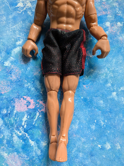 Vintage Action Man in Black/Red Shorts - 1996 - Hasbro