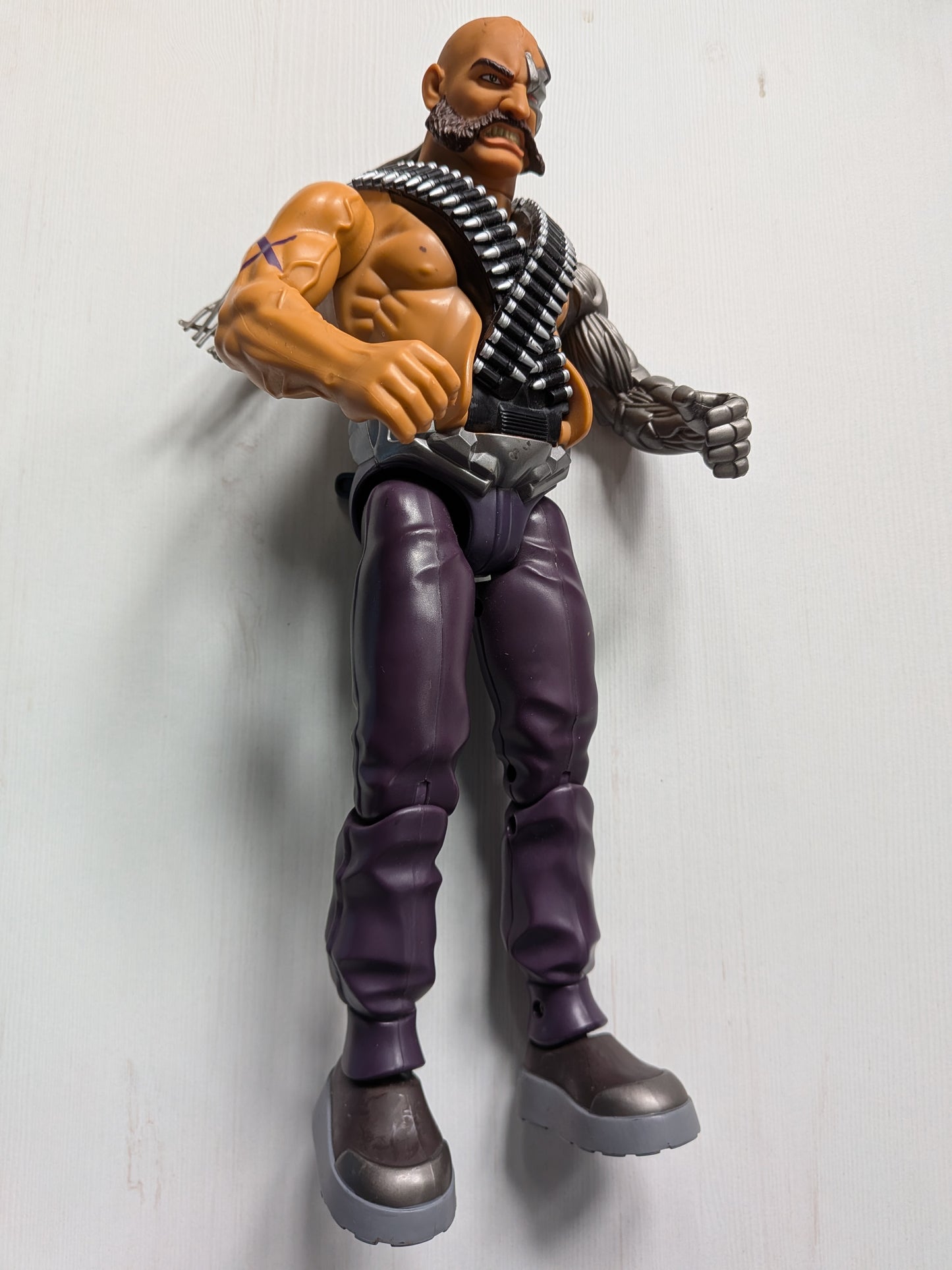 Vintage Action Man Dr X Missile Firing Chest Figure (No Missiles) - 2002, Hasbro