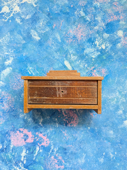 Vintage Dolls House Wooden Chest of Drawers