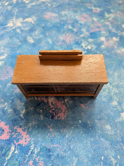 Vintage Dolls House Wooden Chest of Drawers