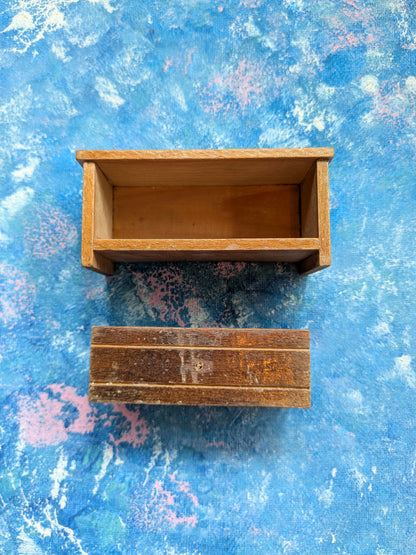 Vintage Dolls House Wooden Chest of Drawers