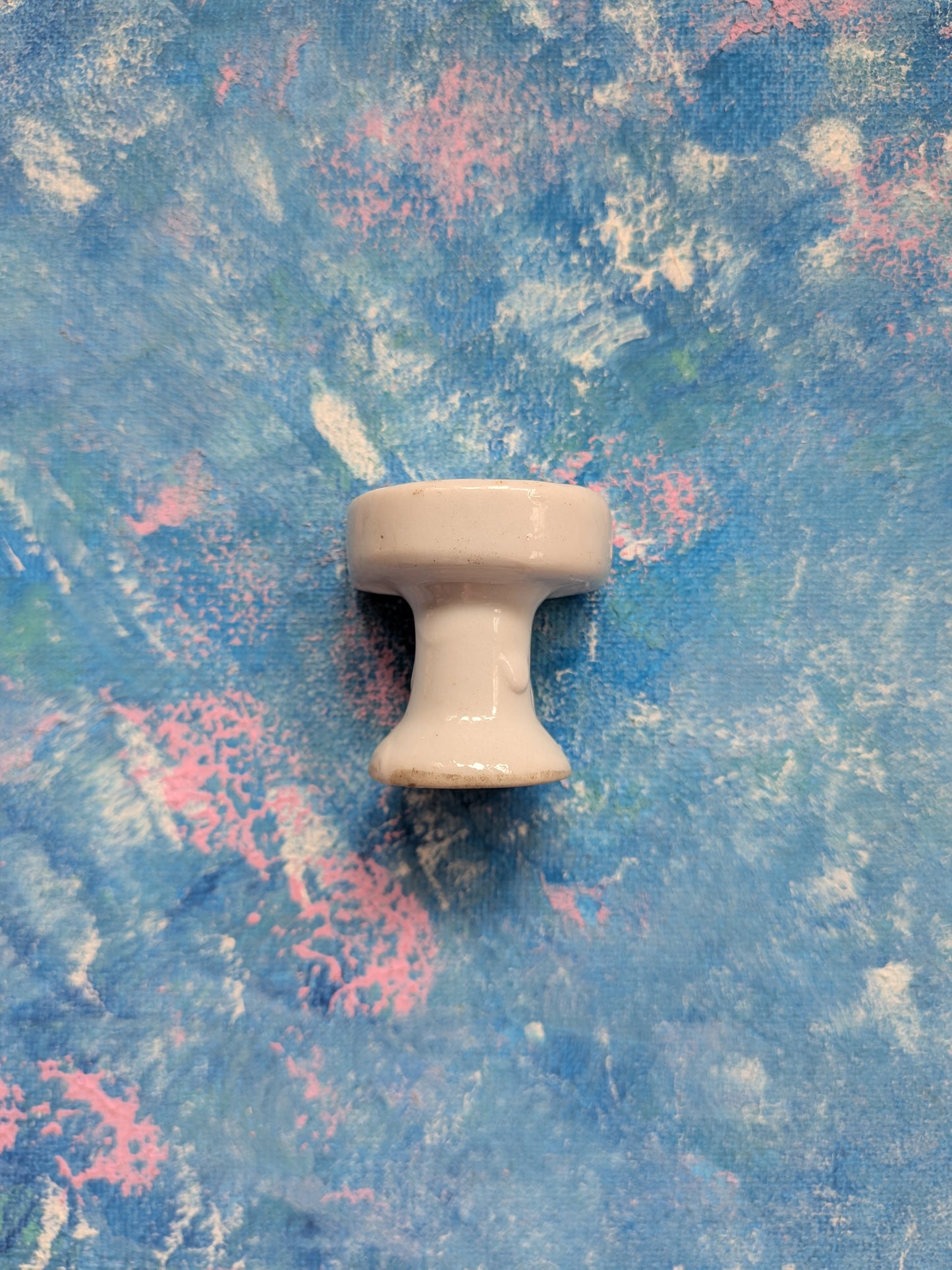Vintage Dolls House Ceramic Miniature White Sink