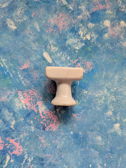 Vintage Dolls House Ceramic Miniature White Sink