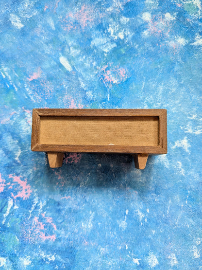 Vintage Dolls House Wooden Sideboard Cabinet with Opening Doors