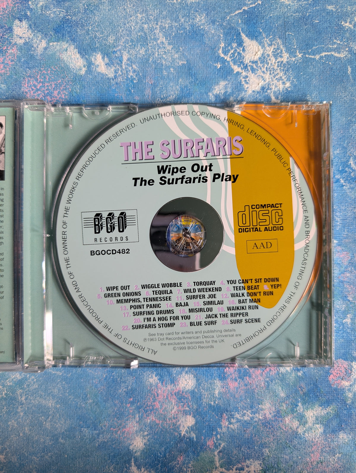 The Surfaris - Wipe Out/The Surfaris Play CD - 1999 - BGO Records