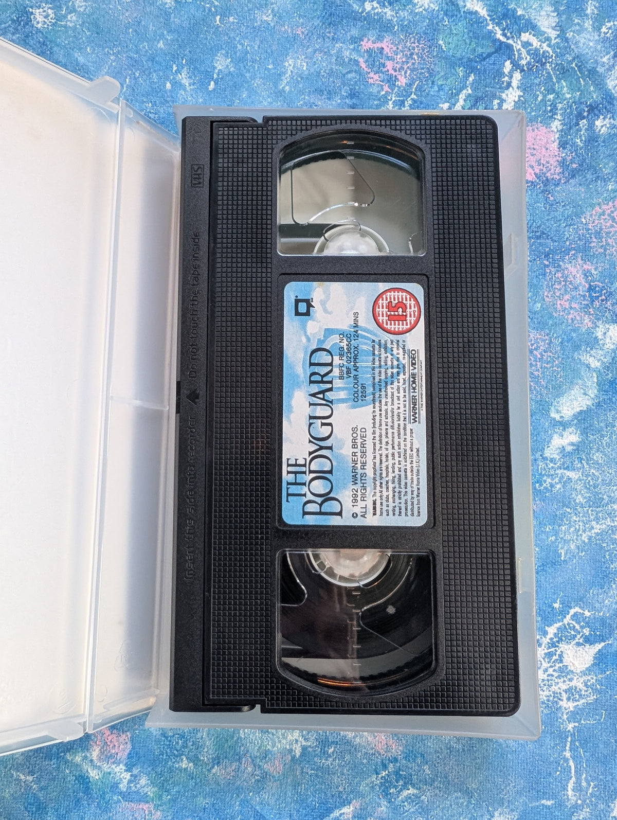 The Bodyguard VHS Tape - Kevin Costner/Whitney Houston 1992 - Warner Bros
