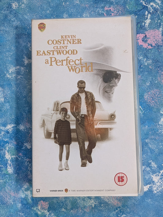 A Perfect World VHS Tape - Kevin Costner/Clint Eastwood 1993 - Warner Bros