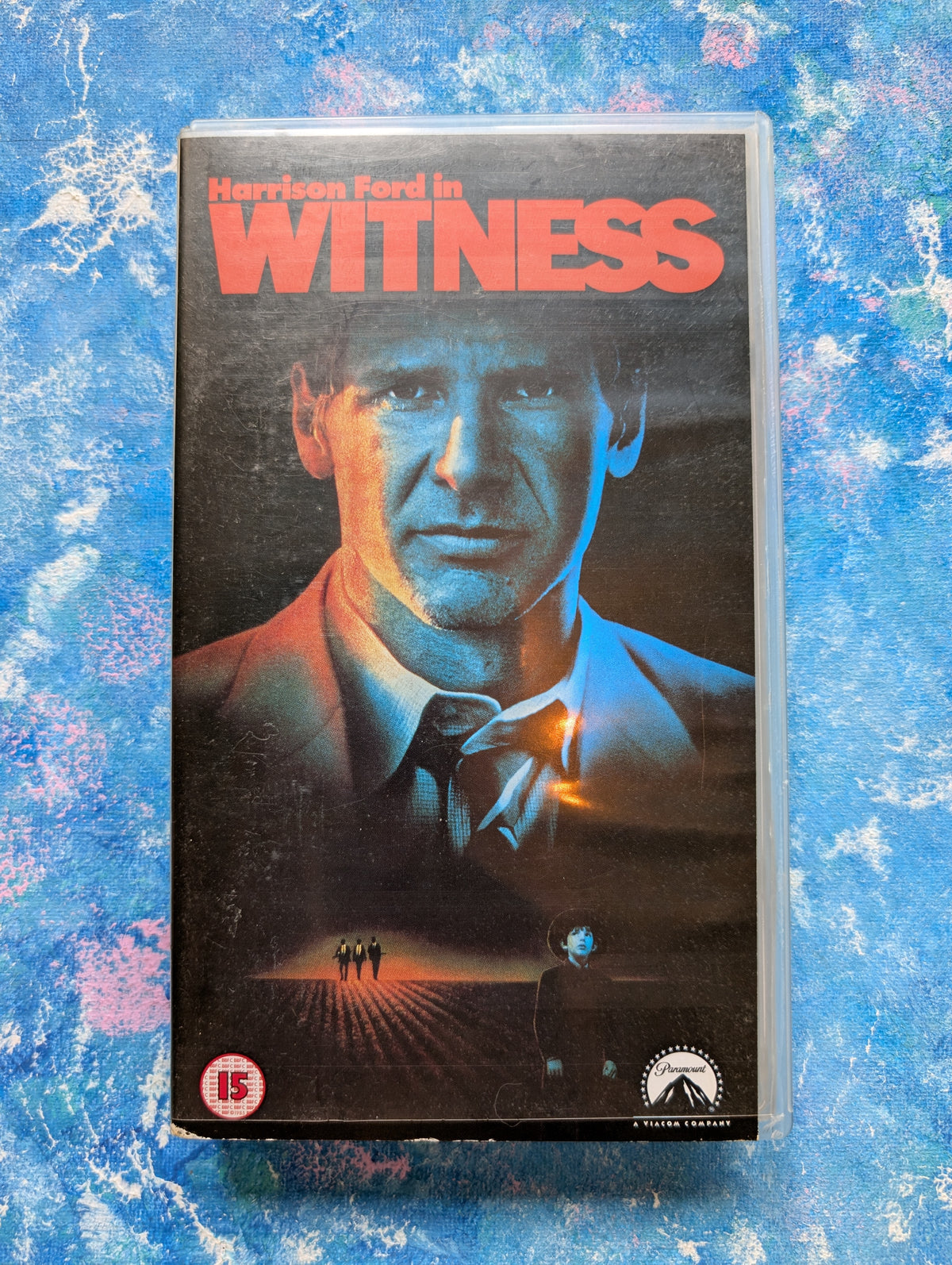 Witness VHS Tape - Harrison Ford 1985 Movie - Paramount