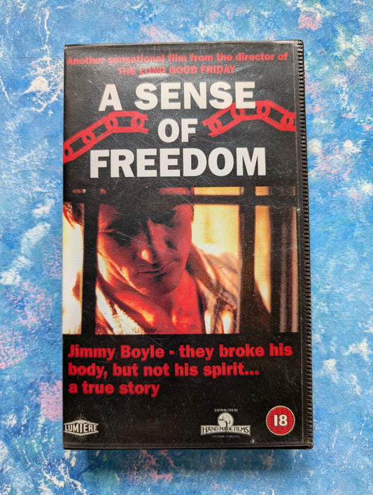A Sense of Freedom VHS Tape - 1978 Jimmy Boyle Story Movie - Hand Made Films Ltd