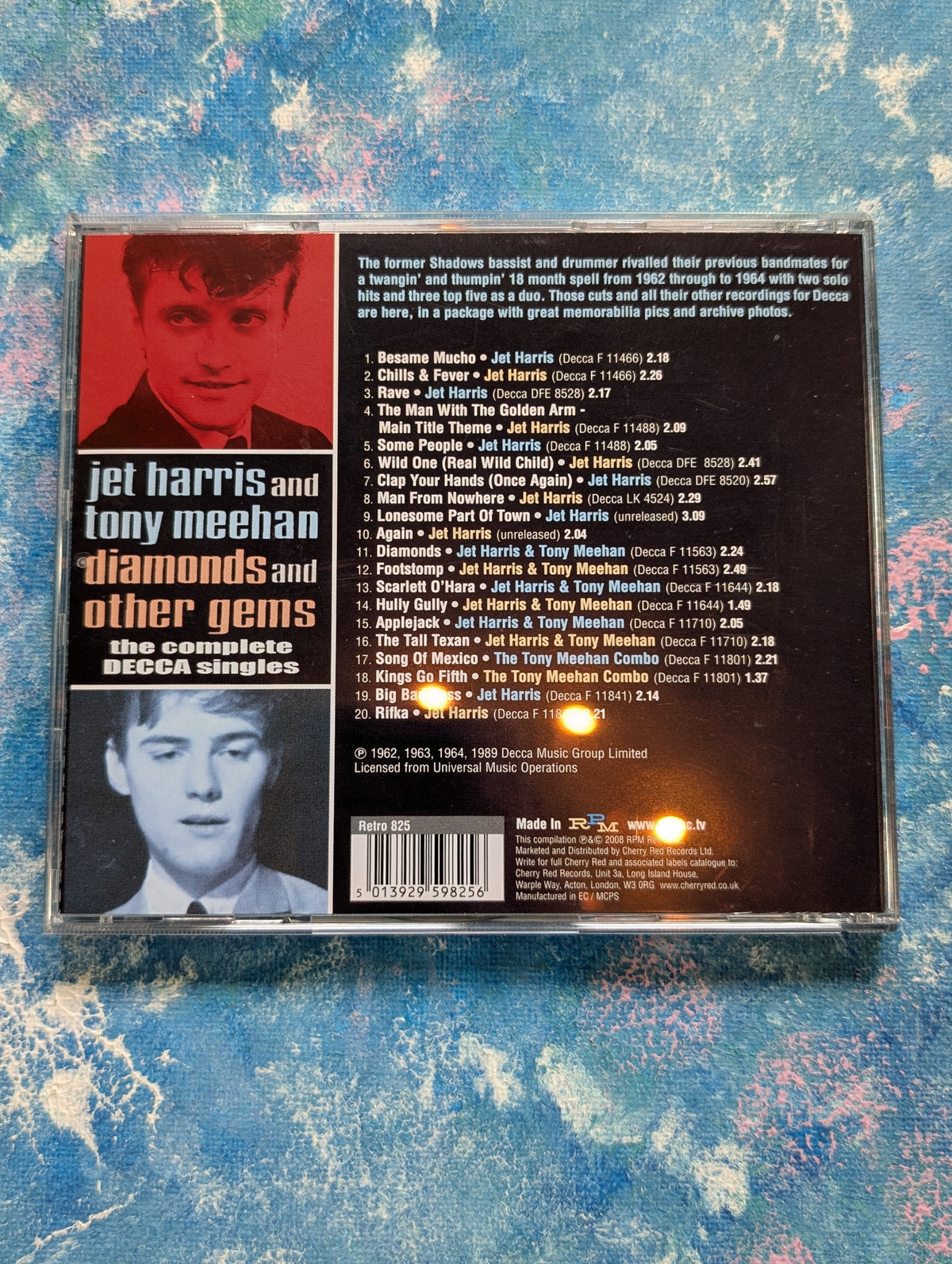 Jet Harris and Tony Meehan: Diamonds and Other Gems Complete Decca Singles CD - 2008