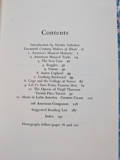 Twentieth Century Composers 1: American Music Since 1910 by Virgil Thomson, 1971