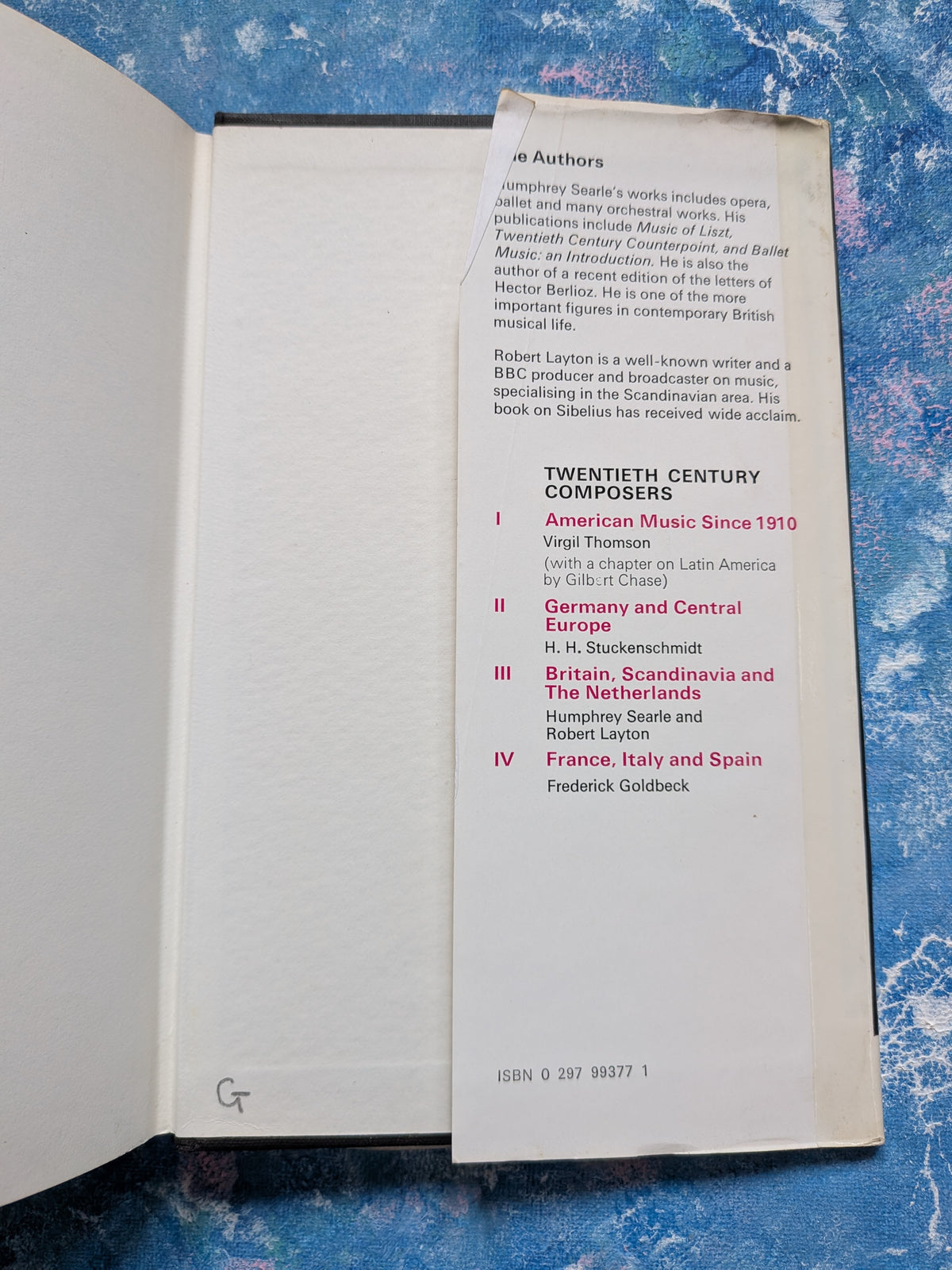 Twentieth Century Composers 3: Britain, Scandinavia & The Netherlands - 1972
