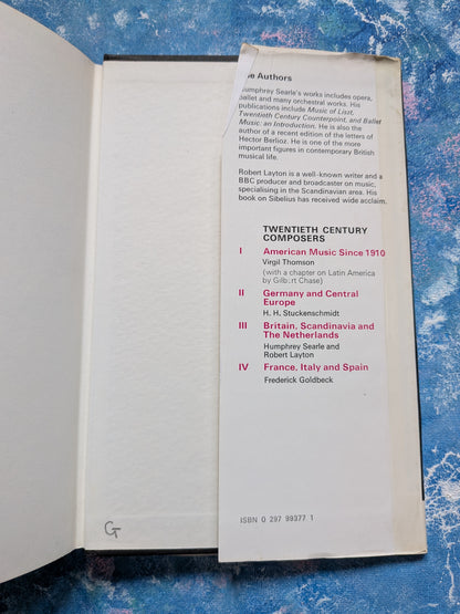 Twentieth Century Composers 3: Britain, Scandinavia & The Netherlands - 1972