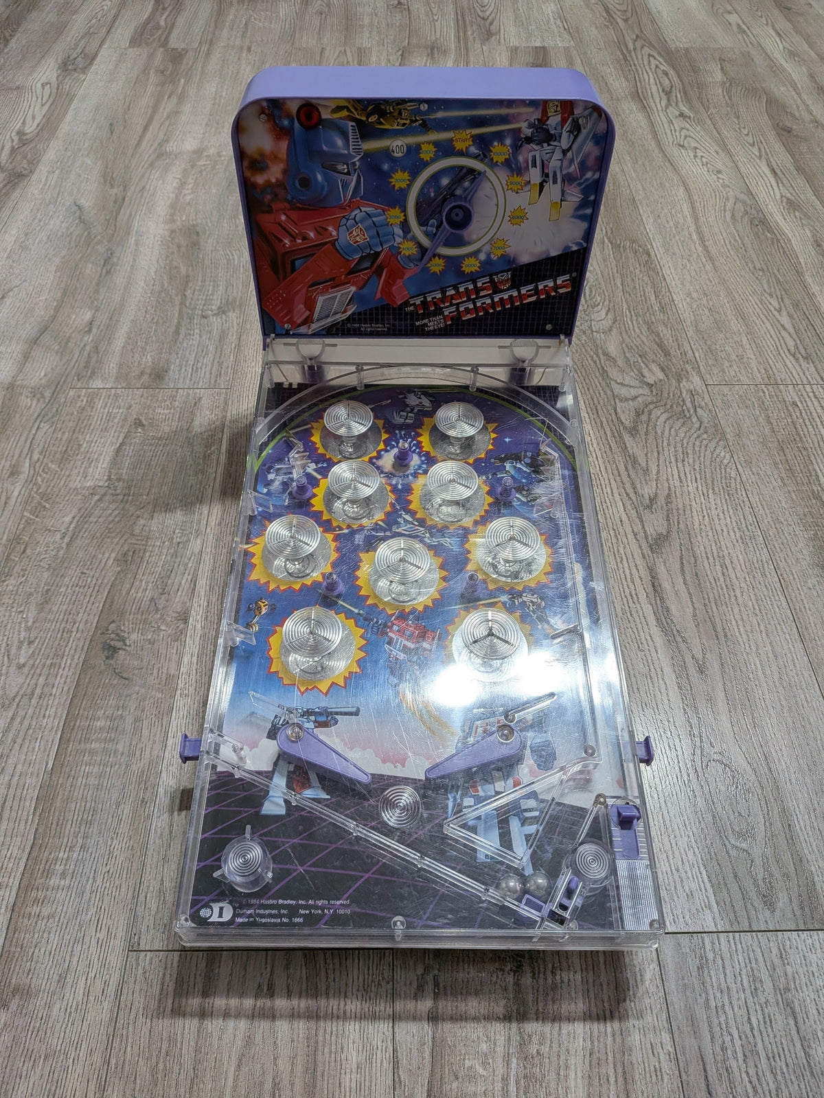 Vintage Transformers G1 Tabletop Pinball Machine Game - 1984 - Hasbro - Tested/Working