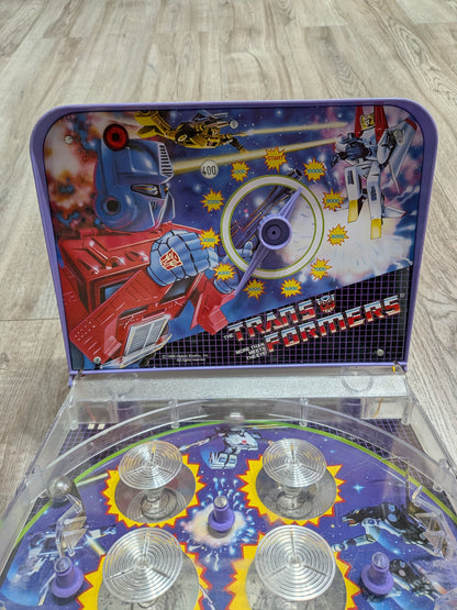 Vintage Transformers G1 Tabletop Pinball Machine Game - 1984 - Hasbro - Tested/Working
