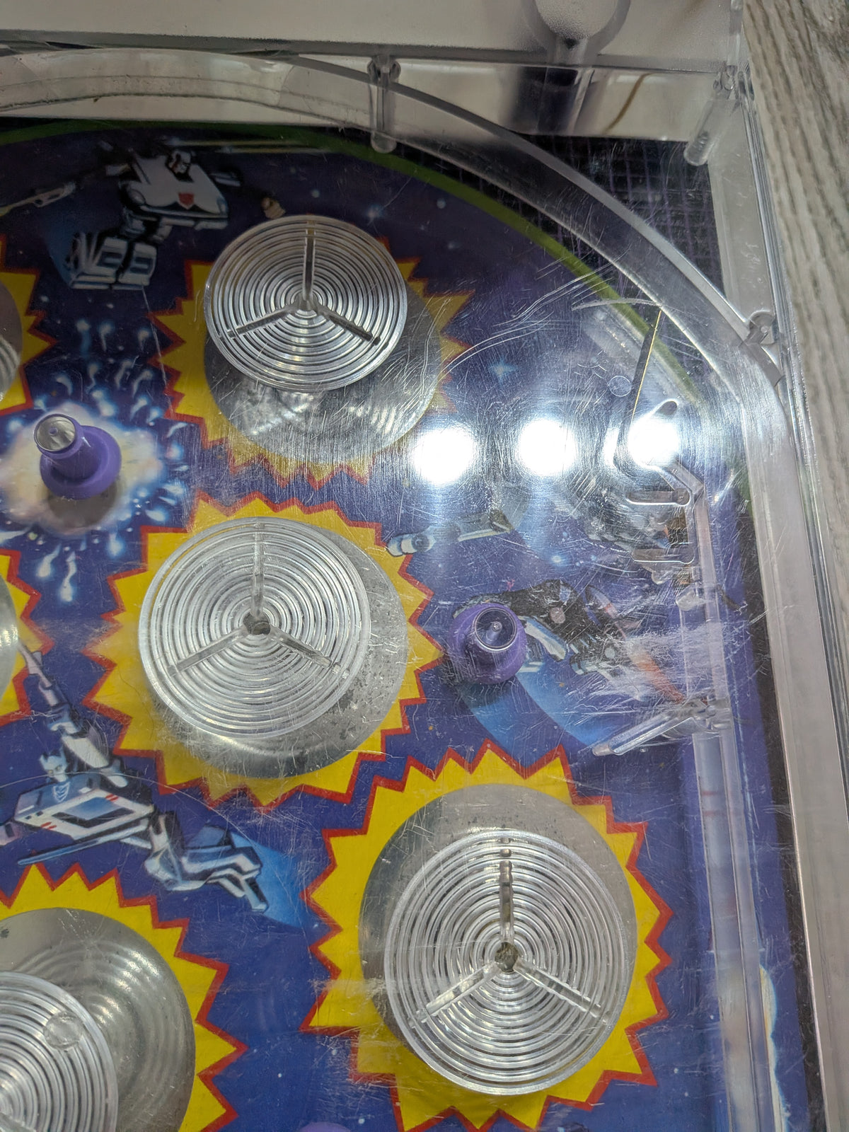 Vintage Transformers G1 Tabletop Pinball Machine Game - 1984 - Hasbro - Tested/Working
