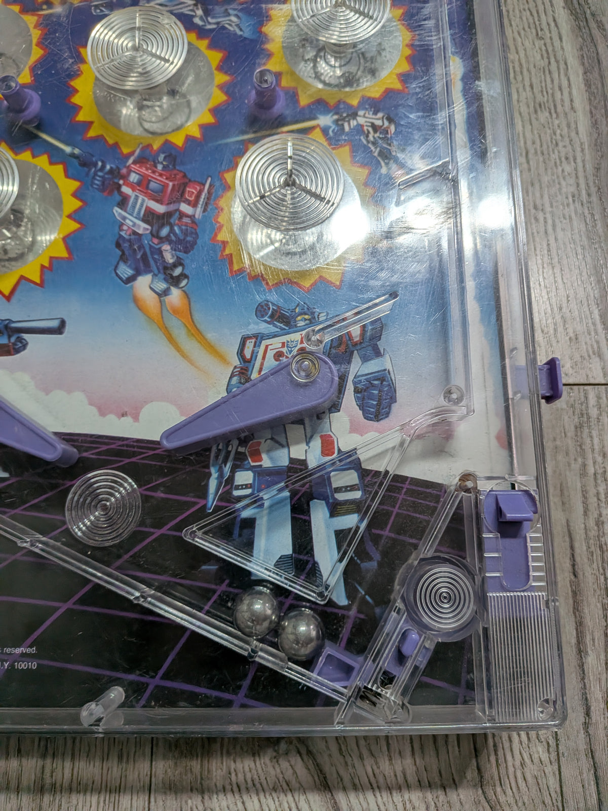 Vintage Transformers G1 Tabletop Pinball Machine Game - 1984 - Hasbro - Tested/Working