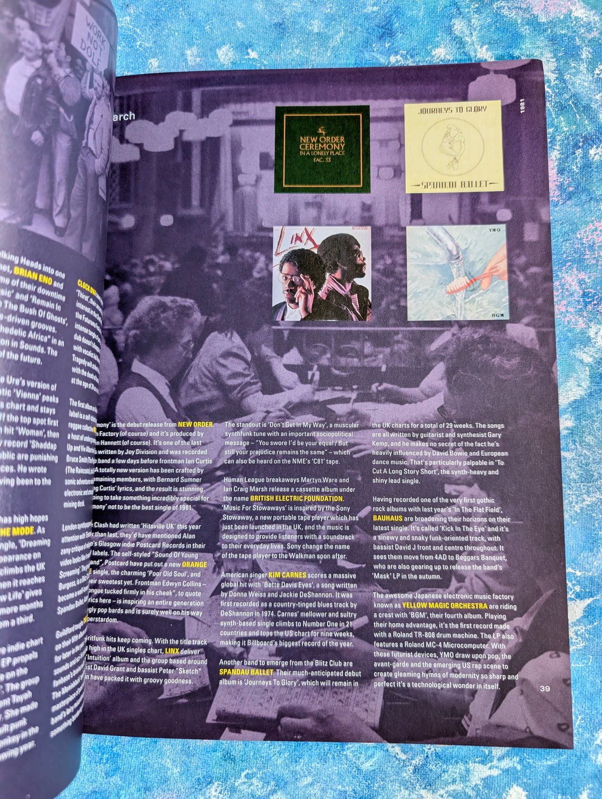 Electronic Sound Magazine Issue 112 - 101 Records of 1981: Synthpop VS Post-Punk